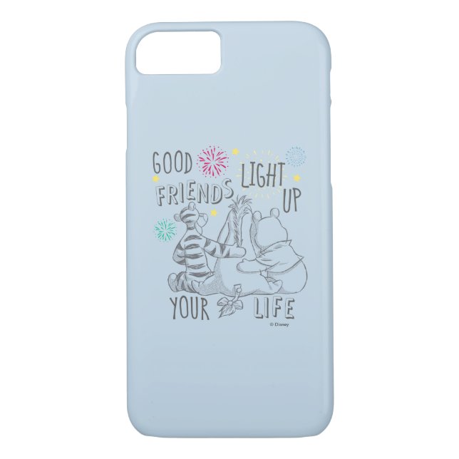 Coques Case-Mate iPhone Pooh et Pals| Des amis éclairent votre vie (Dos)