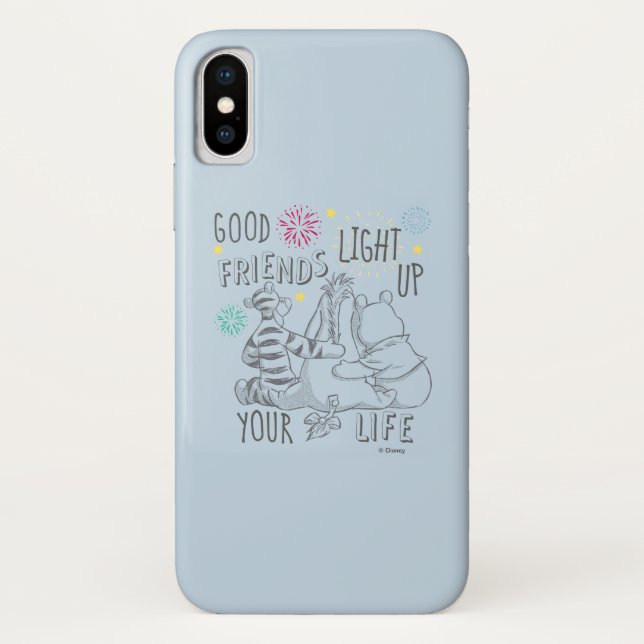 Coques Case-Mate iPhone Pooh et Pals| Des amis éclairent votre vie (Dos)