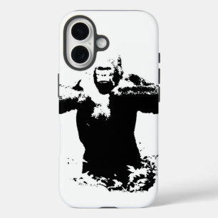 Coques iPhone 16 Pop Art Gorilla battre la poitrine iPhone 5/5S Coq