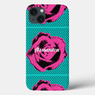 Case-Mate iPhone Case Pop-Art Rose Chaud Roses Retro Rockabilly