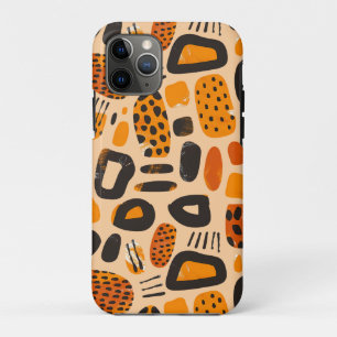 Case-Mate iPhone Case "Pop de la savane : vibrations tribales en orange 