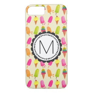 Etui iPhone Case-Mate Popsicles et crème glacée Monogramme personnalisé