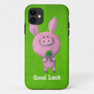 Coque iPhone 11 Porc de bonne chance