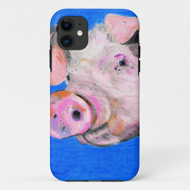 Coques Case-Mate iPhone Porc rose (Dos)