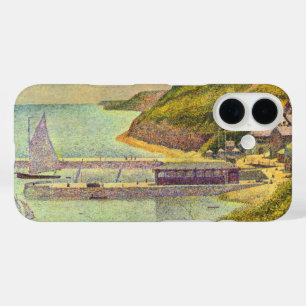 Coque Pour iPhone 16 Port Port-en-Bessin Haute Marée par Georges Seurat