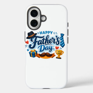 Coque Pour iPhone 16 Porte-clés pour la fête des pères