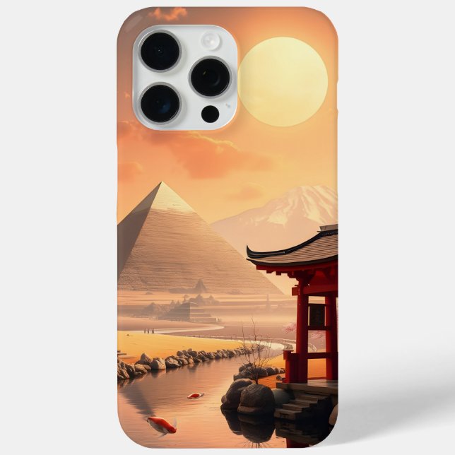 Coques Case-Mate iPhone Portes de Torii et Pyramides (Verso)
