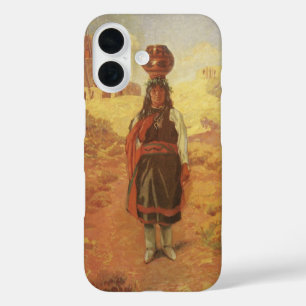 Coque Pour iPhone 16 Porteur d'eau indien vintage par EW Rollins