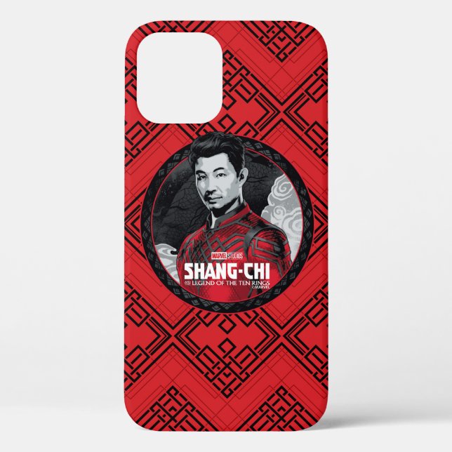 Coques Case-Mate iPhone Portrait circulaire de Shang-Chi (Verso)