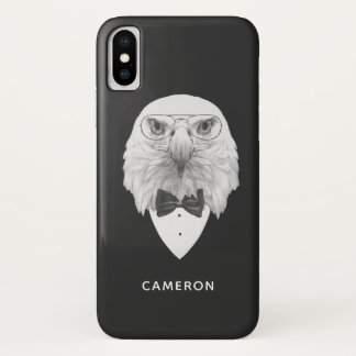 Case-Mate iPhone Case Portrait d'aigle classique | Ajouter Votre Nom