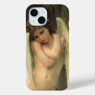 Coque Pour iPhone 15 Portrait d'ange de Cupid (Cupidon) par Bouguereau