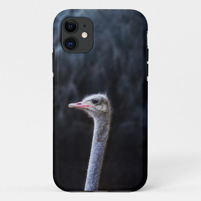 Coques Case-Mate iPhone portrait d'autruche (Dos)
