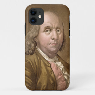 Coque iPhone 11 Portrait de Benjamin Franklin (1706-90), de 'le