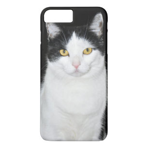 Case-Mate iPhone Case Portrait de chat noir et blanc