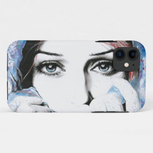 Etui iPhone Case-Mate Portrait de fille Joli yeux aquarelle peinture art
