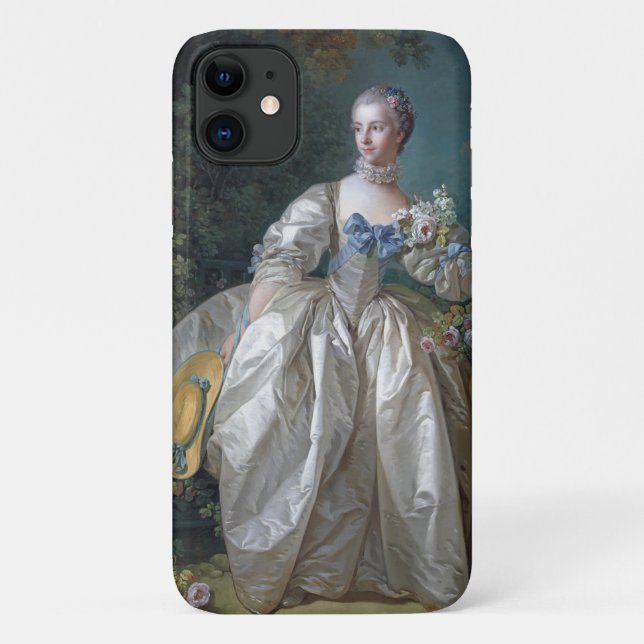 Coques Case-Mate iPhone Portrait de Madame Bergeret, Boucher (Dos)