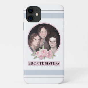Case-Mate iPhone Case Portrait de soeurs Bronte avec roses roses roses