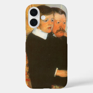 Coque Pour iPhone 16 Portrait du père vintage et du fils par Mary Cassa