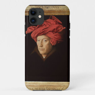 Coques Pour iPhone Portrait d'un homme, 1433 (huile sur le chêne)