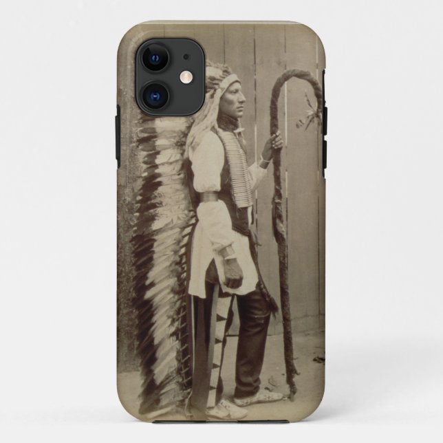 Coques Case-Mate iPhone Portrait d'un Natif américain de 'Buffalo Bill (Dos)