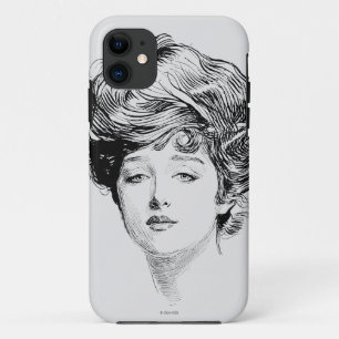 Coque Case-Mate Pour iPhone Portrait d'une fille de Gibson, 1900