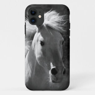 Coque iPhone 11 Portrait V de cheval