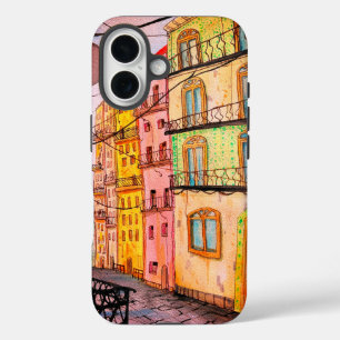 Coque Pour iPhone 16 Portugal Street Peinture