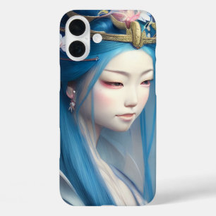 Coques iPhone 16 Plus Poster d'art de l'Imaginaire de fée japonais à poi