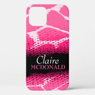 Case-Mate iPhone Case Poster de animal graphique blanc rose