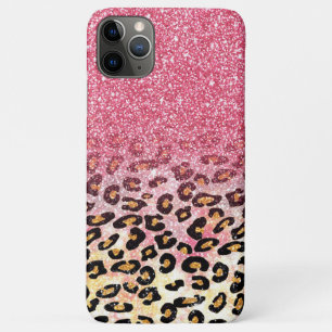 Case-Mate iPhone Case Poster de animal léopard de parties scintillant ro