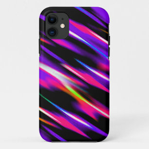 Case-Mate iPhone Case Poster de animal tranché à rayures en néon multico