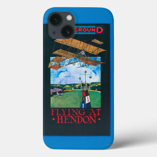 Coques Pour iPhone Poster de Grahame-White et de Plane au-dessus de l