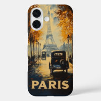 Poster de voyage Paris des années 1930 vintage Tou