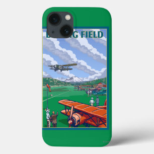 iPhone 13 Case Poster du Vintage voyage de Boeing Field