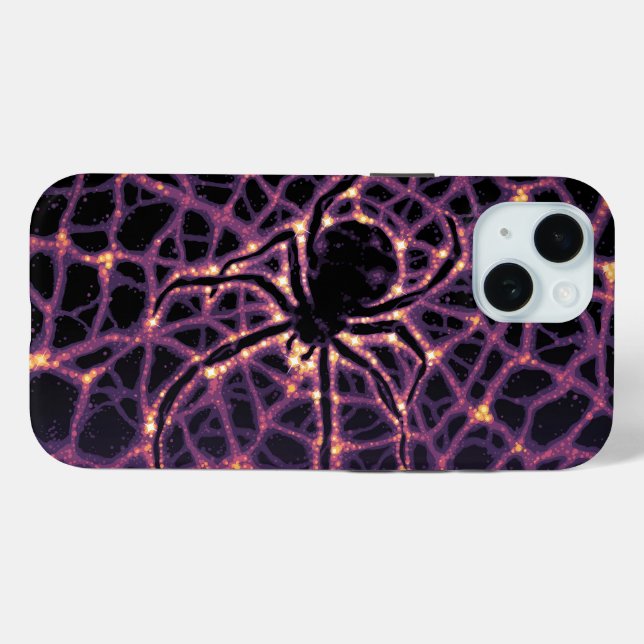 Coques Case-Mate iPhone Poster en Matière Noire. (Verso (horizontal))