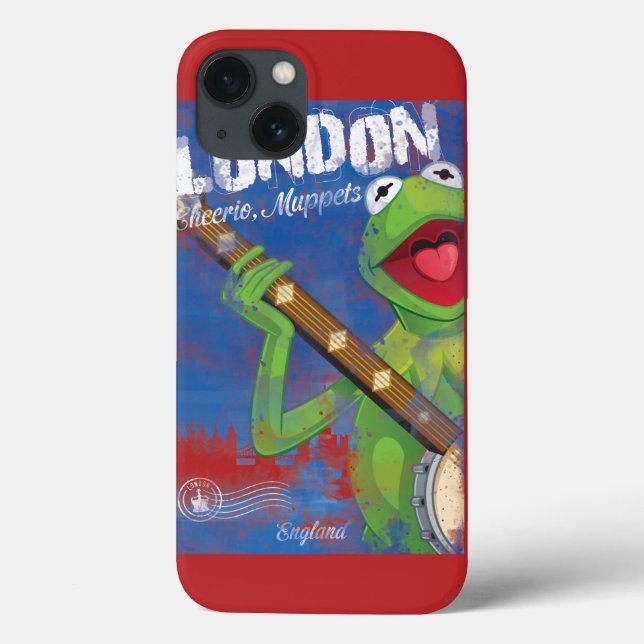 Coques Case-Mate iPhone Poster Kermit - Londres, Angleterre (Verso)