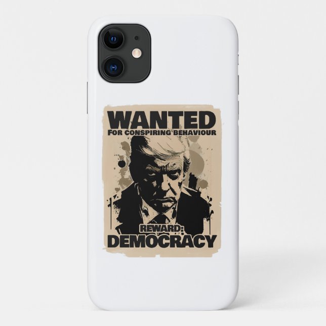Coques Case-Mate iPhone Poster Recherché Donald Trump - Compte Géorgie (Dos)