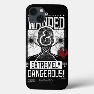 iPhone 13 Coque Poster Recherché géant et extrêmement dangereux - 