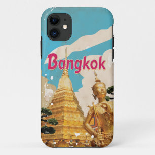 Coque Case-Mate Pour iPhone Poster Vintage voyage de Bangkok