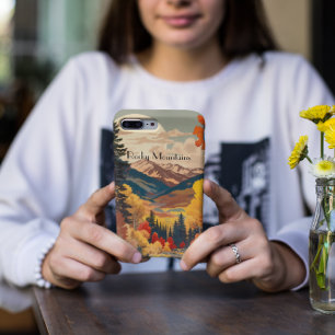 Case-Mate iPhone Case Poster Vintage voyage Montagnes Rocheuses