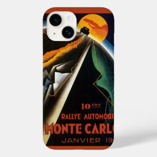 Coque Pour iPhone 14 Poster Vintage voyage pour le rallye automobile Mo
