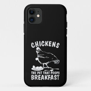 Case-Mate iPhone Case Poules Drôles Animal De Compagnie Crotte Petit Déj