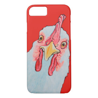 Coque Case-Mate Pour iPhone Poulet fâché en rouge