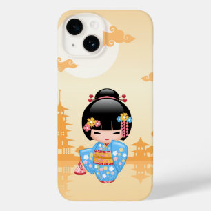 Coque Pour iPhone 14 Poupée Maiko Kokeshi - Jolie Fille Geisha Japonais