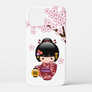 Case-Mate iPhone Case Poupée Sakura Kokeshi - jolie fille japonaise Geis