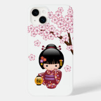 Poupée Sakura Kokeshi - jolie fille japonaise Geis