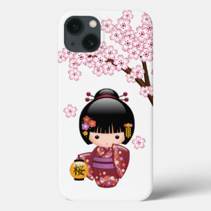 Case-Mate iPhone Case Poupée Sakura Kokeshi - jolie fille japonaise Geis