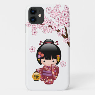 Case-Mate iPhone Case Poupée Sakura Kokeshi - jolie fille japonaise Geis