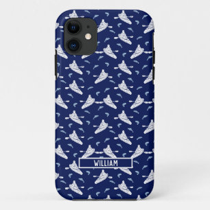 Case-Mate iPhone Case Pour Kayakers Personnalisé Navy Blue Kayak