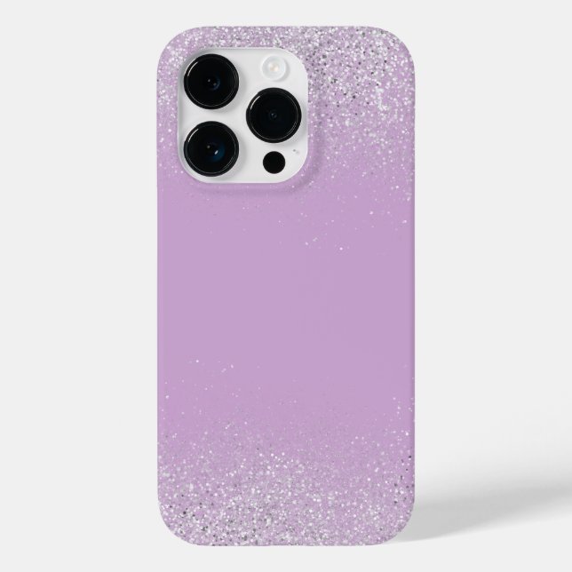 Coques Case-Mate iPhone Poussière argentée et boîtier téléphonique Lilac (Verso)